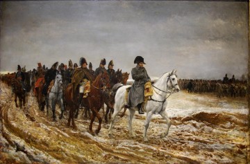 klassisch Werke - Die französische Kampagne 1861 Militärs Jean Louis Ernest Meissonier Akademischer Militärkrieg